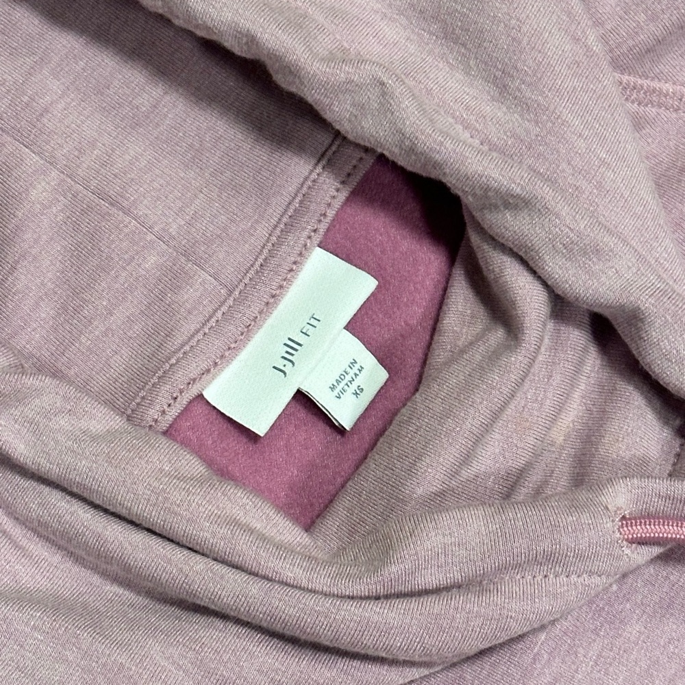 J. Jill Mauve Hooded Top - Picture 2 of 5